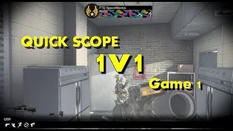Cod Ghosts: 1v1 Quickscope Battle @PaxiiGaming
