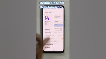 How to  developer options || Redmi note 10 developer options 2024