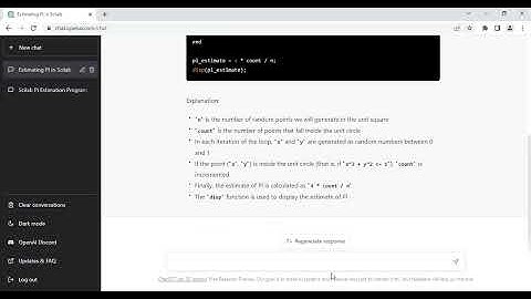 ChatGPT writing codes in Scilab