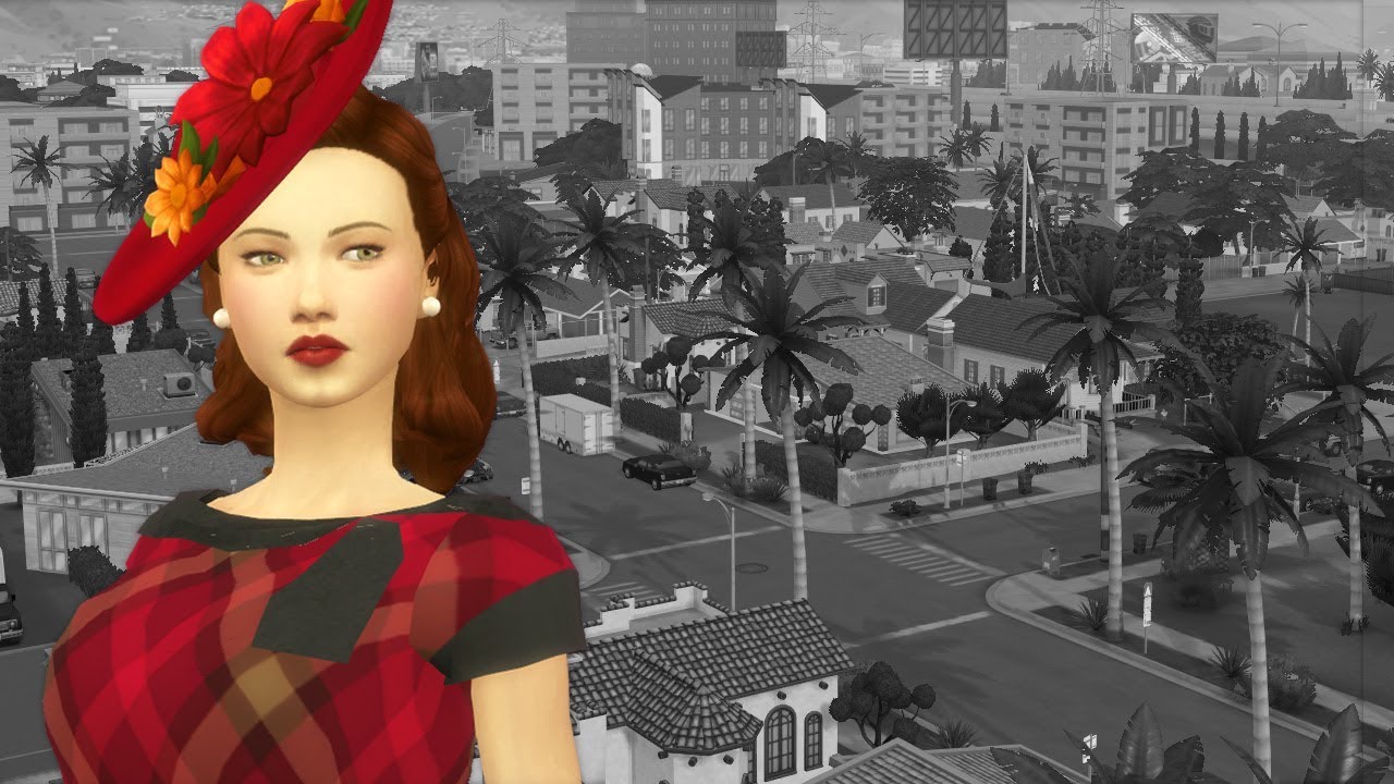 1940s CAS - Let's Play The Sims 4 Get Famous! - YouTube