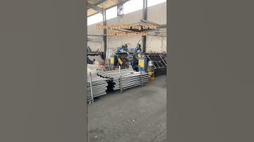 sản xuất giàn giáo sử dụng công nghệ máy móc gì ?        #robothan #robotmig #robotwelding #robot