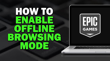 How To Enable Offline Browsing Mode On Epic Games (Easiest Way)​​​