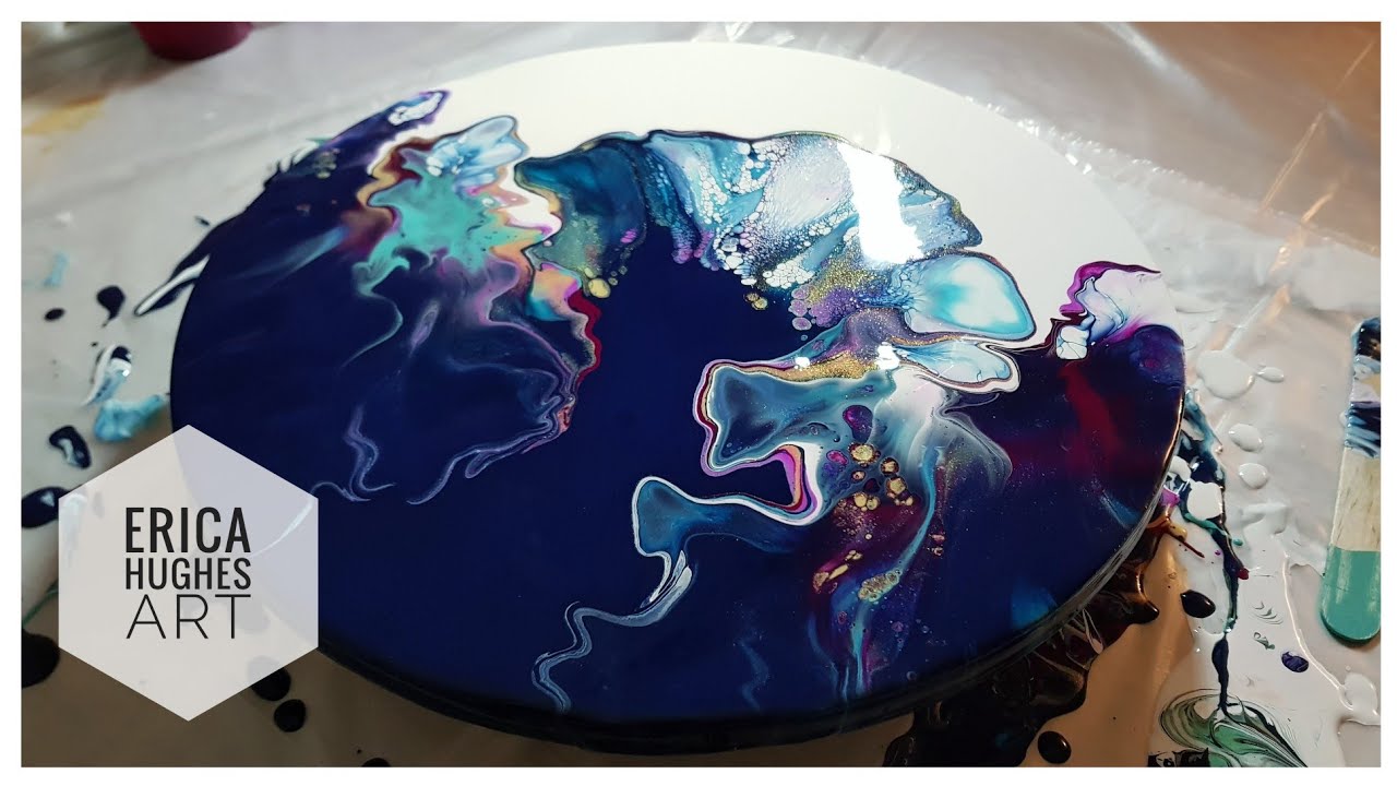 Dutch Pour / Pigments / Acrylic Pouring Techniques - YouTube