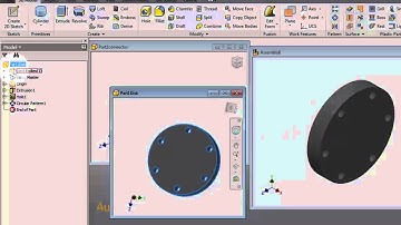 93 Inventor Assembly Tutorial: 2nd method of placing parts