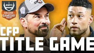 Can Notre Dame take down Ohio State in the CFP National Championship! 🏈 | College GameDay Podcast