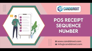 POS Receipt Sequence Number | CandidRoot Solutions