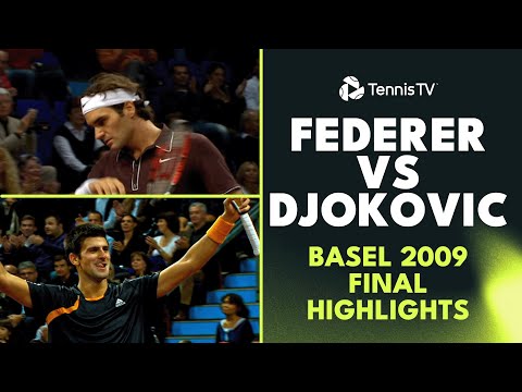 Novak djokovic vs roger federer | basel 2009 final highlights