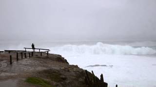 Marejada en Punta de Lobos