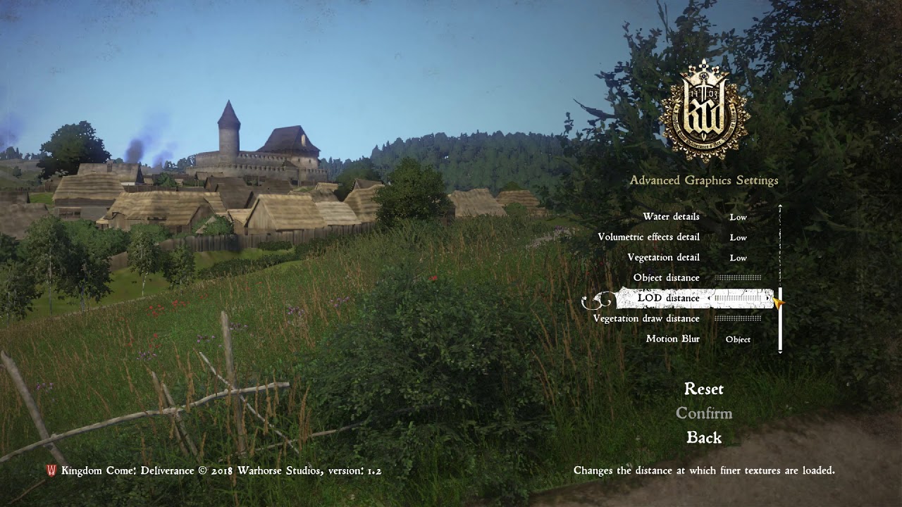 Kingdom Come Deliverance Settings Menu YouTube