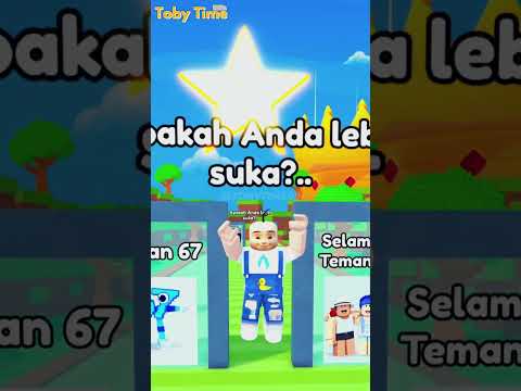 Selamatkan Teman Atau Selamatkan 67?! #shorts