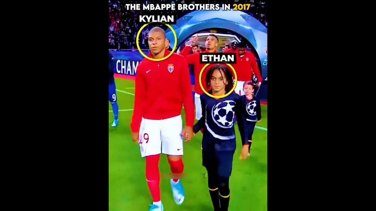 Kylian Mbappe and Ethan Mbappe evolution🥺❤️🇫🇷