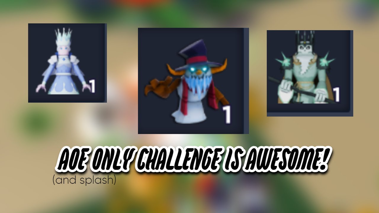 AOE ONLY CHALLENGE VS THE NEW MAP! World Defenders