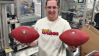 Watch the Super Bowl 60 footballs being made for Patriots-Seahawks