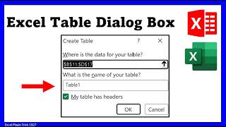 Naming Excel Tables Became Easy. Excel Magic Trick 1927