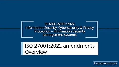 ISO/IEC 27001:2022 | Overview of changes