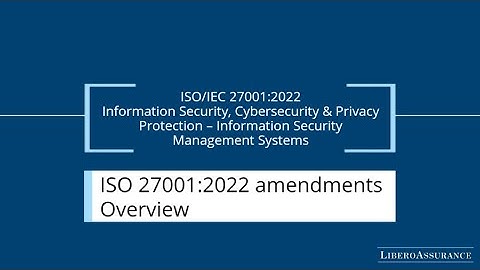 ISO/IEC 27001:2022 | Overview of changes