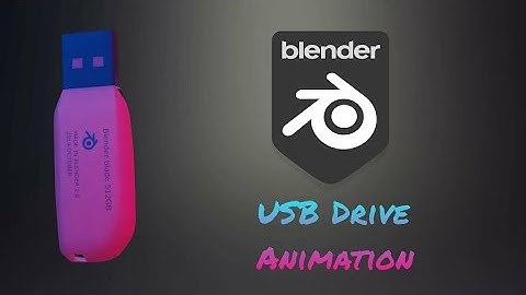 USB Drive | Blender Animation