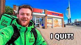 My First Uber Eats Shift in 8 Months... Why I Quit!