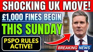 £1,000 Instant Fines Begin This Sunday – New UK PSPO Rules Now Active