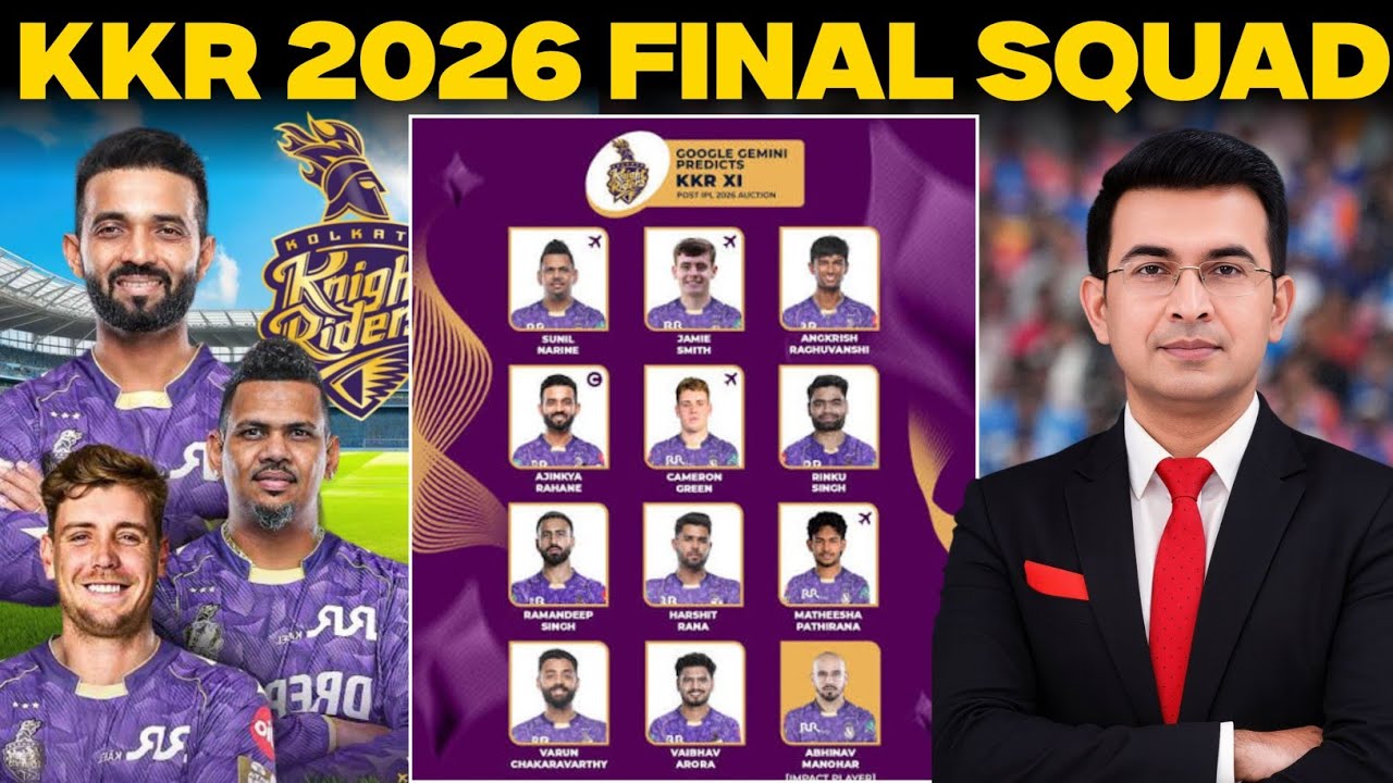 KKR IPL 2026 Squad में बड़ा धमाका! Cameron Green पर ₹25.20 Cr, Pathirana ₹18 Cr अब Trophy दूर नहीं?