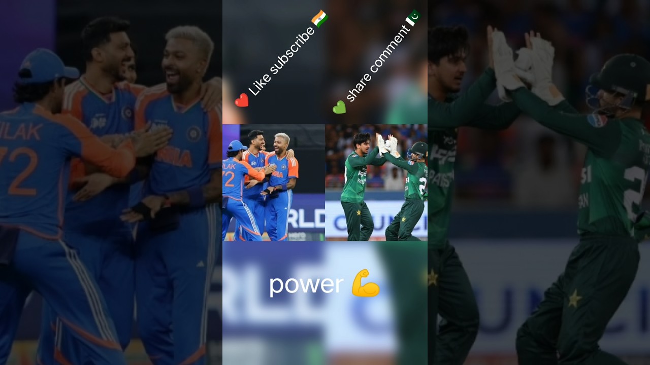 India 🇮🇳 vs pakistan 🇵🇰 Aaj apni power dikha do 💪