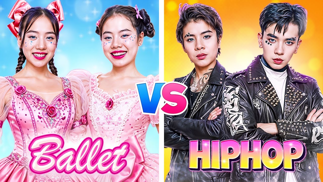 ¡Chicas De Ballet Vs Chicos De Hiphop En El Concurso