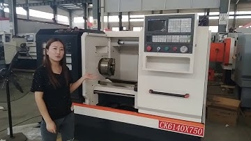 CNC Lathe CK6136 CK6150 CK6166 CNC Metal Turning Flat Bed