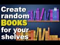 Create Random Books for Your Shelves | PaintShop Pro Script