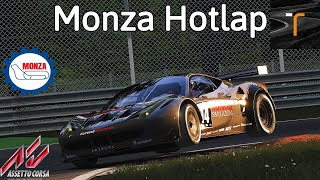 Assetto Corsa | Hotlap: Ferrari 458 GT2 (amazing sound!) at Monza | 1:49.1