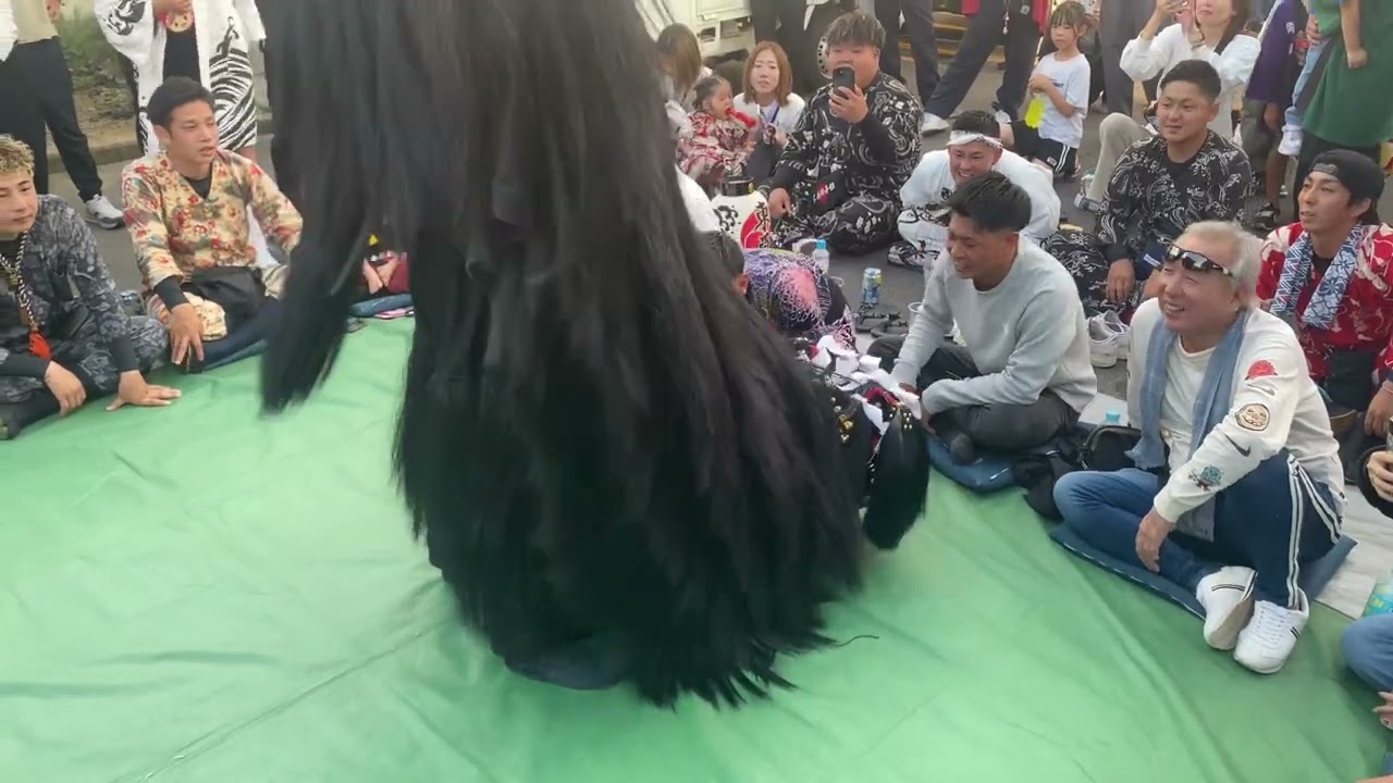 皇美屋神社 東原組獅子組 五段後半3