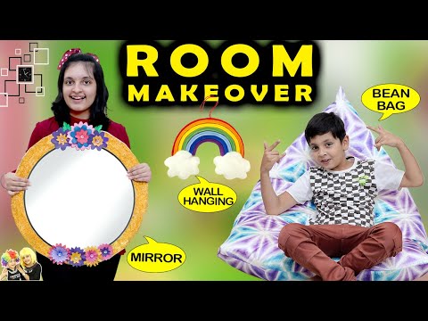 ROOM MAKEOVER | Aayu Pihu ko new room chahiye | Room Tour | Short Movie #DIY | Aayu and Pihu Show