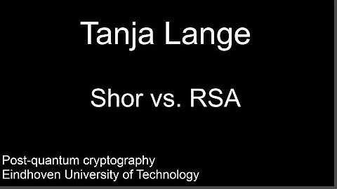 Shor vs. RSA