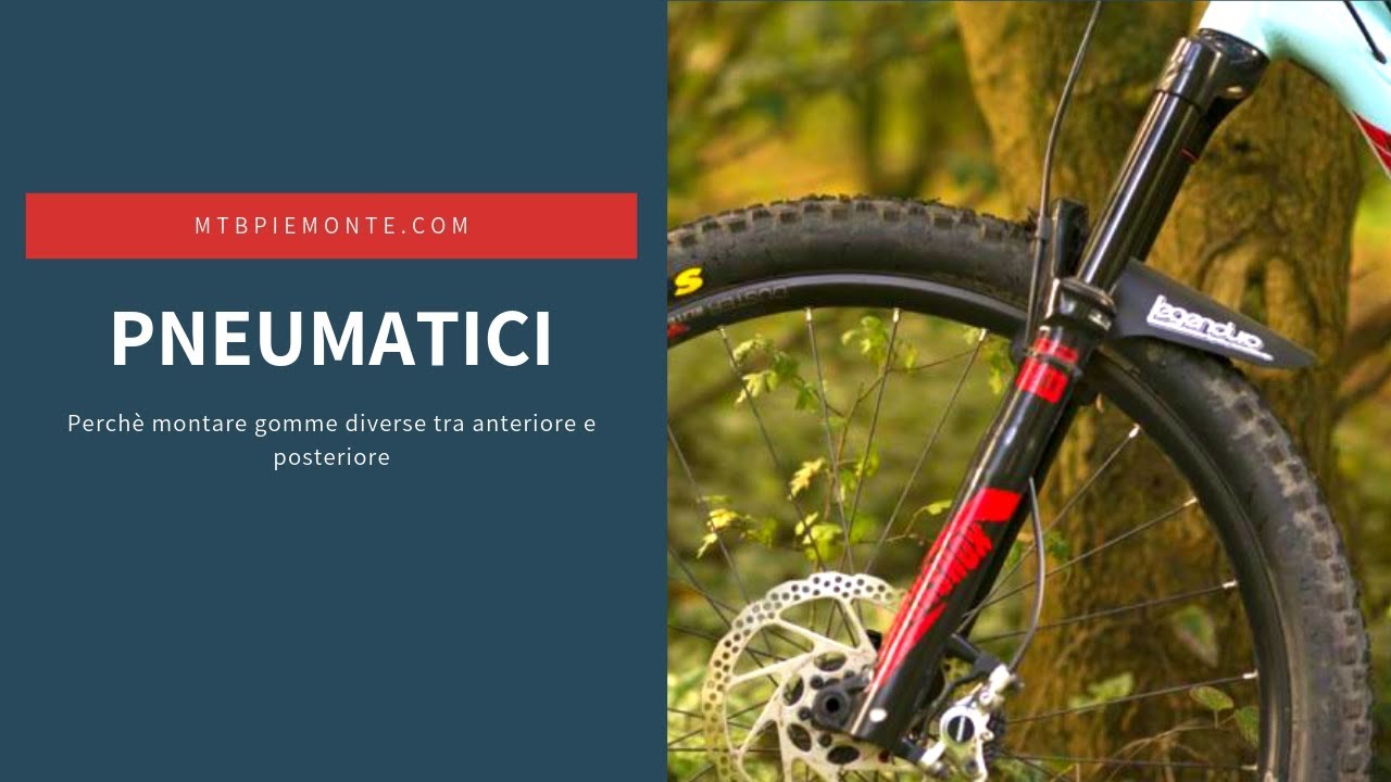 Pneumatici MTB: perchè montare gomme diverse tra anteriore e posteriore? |  MTB Piemonte