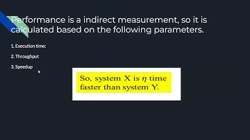 Performance Evaluation Equation  -  Part 1