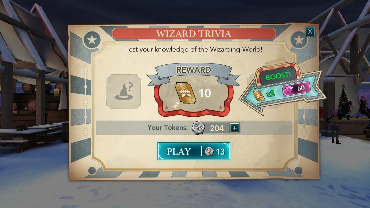 Harry Potter Hogwarts Mystery Carnival Trivia Answers