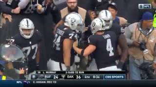 Raiders take the lead & add another td after taylor's int! | bills vs.
nfl