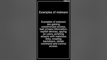 Example of malware