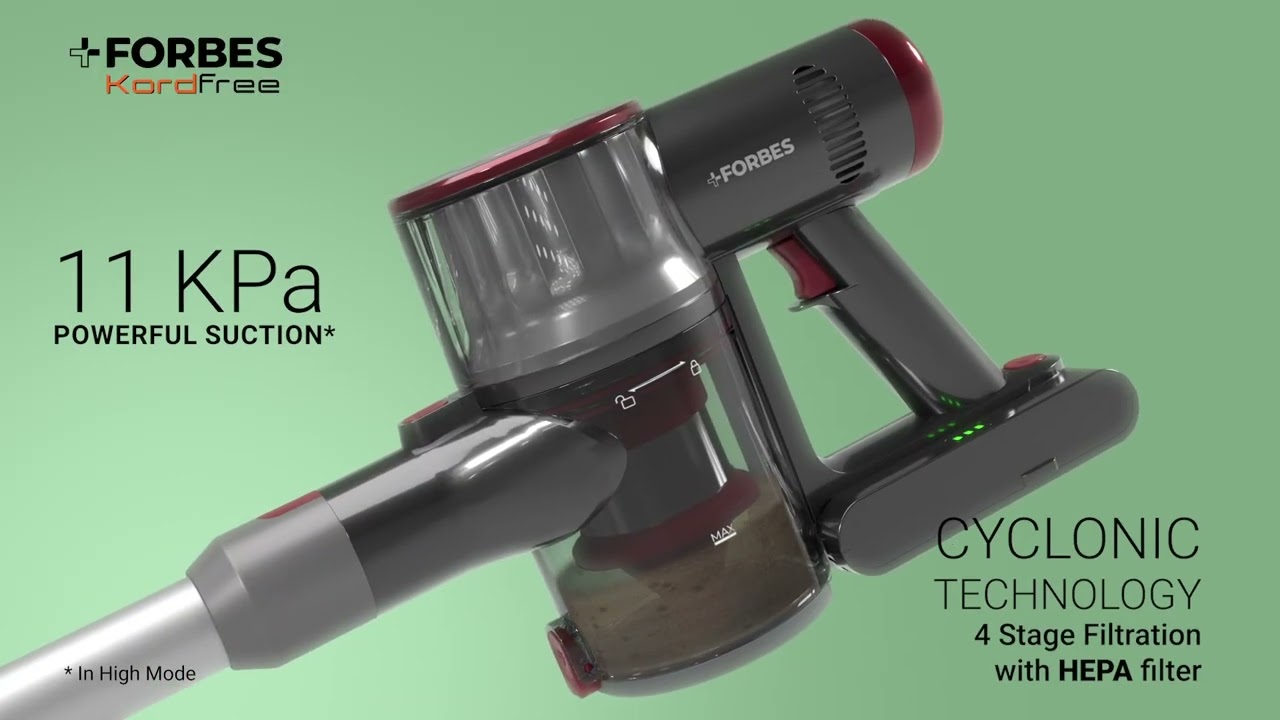 KordFree K10 Lite Vacuum Cleaner | Compact & Powerful Cleaning | Eureka Forbes