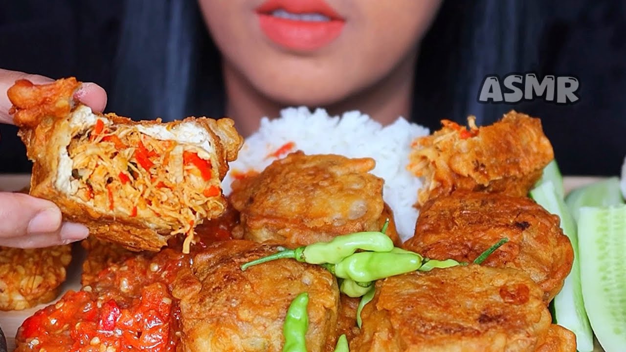 ASMR TAHU ISI AYAM SUWIR ||MUKBANG INDONESIA #ASMR #asmrsounds #asmrvideo  #tahu #tahuisi