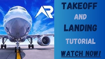 RFS Real Flight Simulator -Tutorial: TAKEOFF from RUNWAY and LANDING #flightsimulator #mobilegaming