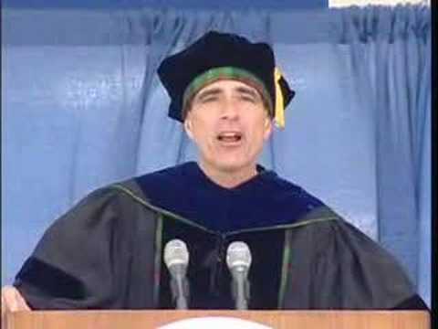 Randy Pausch Inspires Graduates