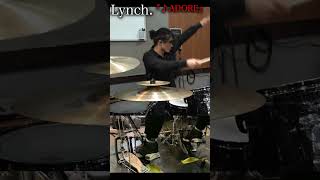 【Lynch.】デスメタルドラマーが♬『Adore』叩いてみた！！　#shorts #drum #ドラム