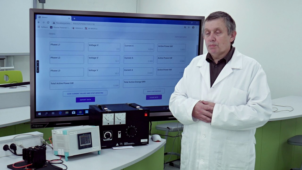 Lb - Poul - Měření na stykači