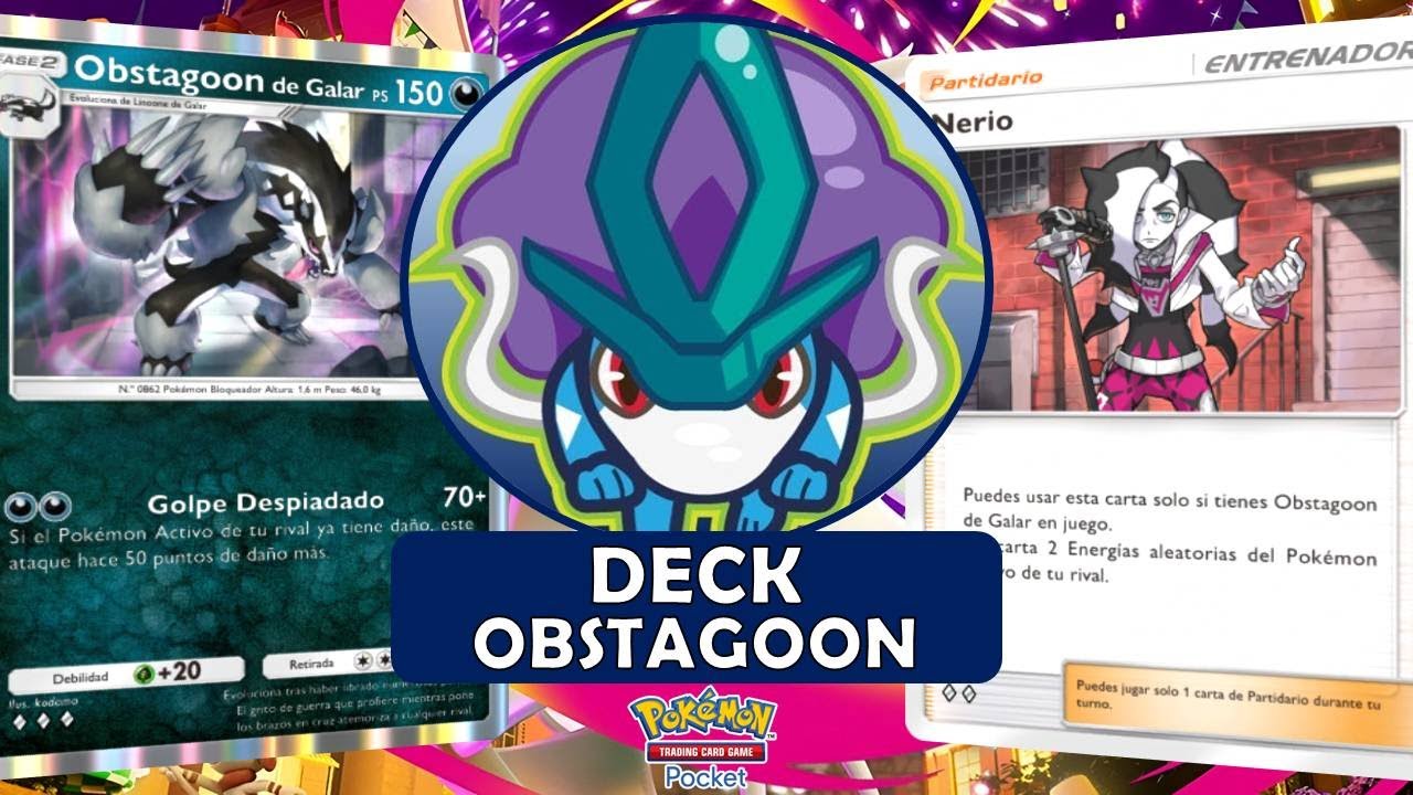 Pokémon TCG Pocket | Obstagoon vs M-Venusaur, M-Gyarados y M-Altaria