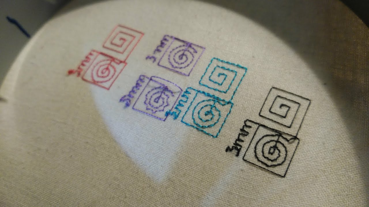 InkStitch - Manual Stitch Feature Test - YouTube