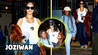 Rihanna Goes Shopping At Target With Her Goddaughter Majesty in New York