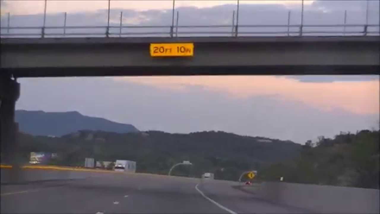 Tijeras Canyon to Albuquerque at Sunset YouTube