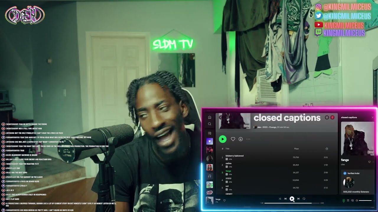 The 8 God Reacts to: Che - Closed Captions (Album)