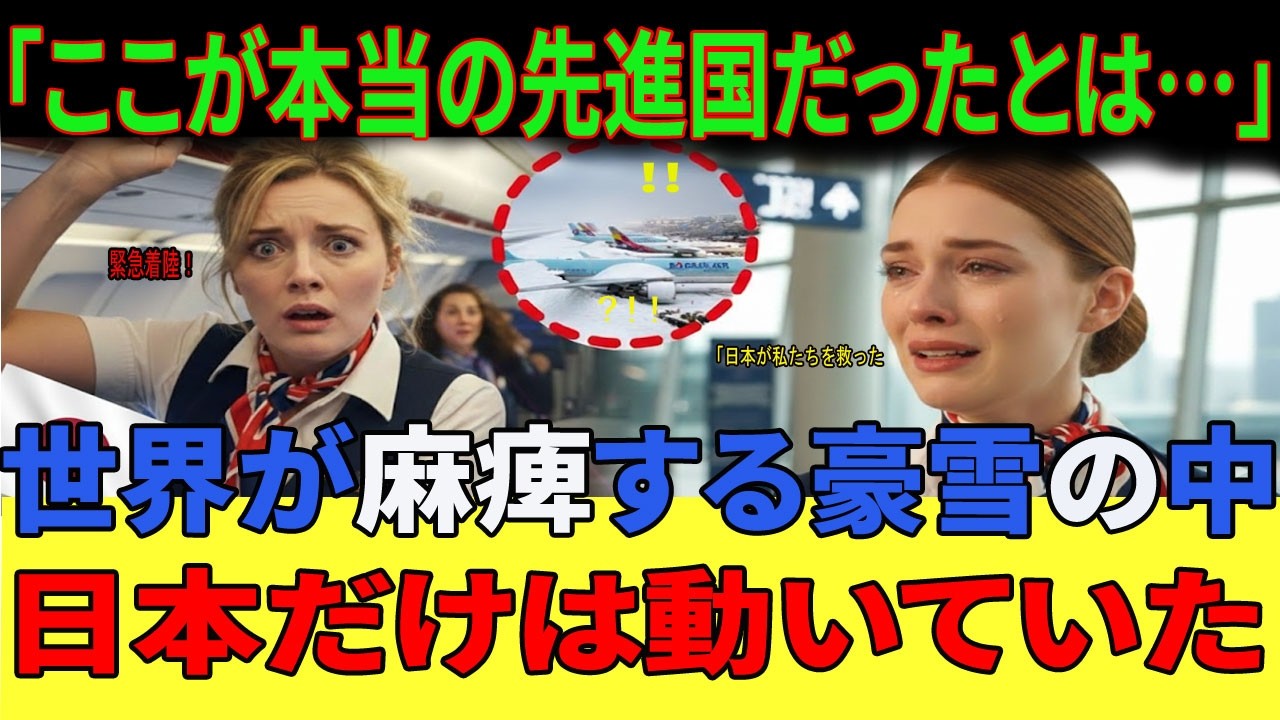 【海外の反応】「これは奇跡だ…」英国航空会社に提出された英国人CAの感動レポート『J-インフラ：止まらない都市が起こした奇跡』