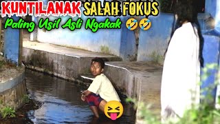 Kuntilanak Salah Fokus || Paling Usil Bikin Ngakak 🤣🤣 || Funny Ghost Prank